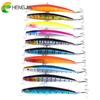 HENGJIA 10Pcs 3D Eye Fishing Bait 11g/11.5cm Minnow Lure Isca Artificial China Hard Warped Fishing Bass Fish Tackle