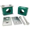 1pcs 6.4-44.5mm Diameter Pipe Bolted Plastic Clip Single Hole Standard Hydraulic Pipe Clamp Tube Fastener Assortment Kit Durable