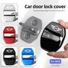 4Pcs Titanium Alloy Car Door Lock Protective Cover For MINI Cooper JCW Countryman Clubman Cabrio Paceman Coupe Roadster Clubvan