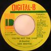 7-дюймовая пластинка KEN BOOTHE  Youre Not The Same NONE DigitalB 1989 Ямайка Регги Ска Даб Б/у