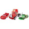 Pack De 3 Véhicules Racing - Cars 3 - MATTEL - 2 Mini-Véhicules Et 1 Véhicule De Grande Taille