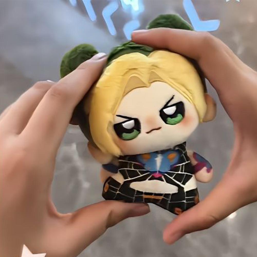 Плюшевая кукла из аниме JoJo Джолин Куджо плюшевые игрушки мягкие набивные игрушки Хлопковая кукла в форме морской звезды Фигурка Куджо Джолин Плюшевый кулон Подарок