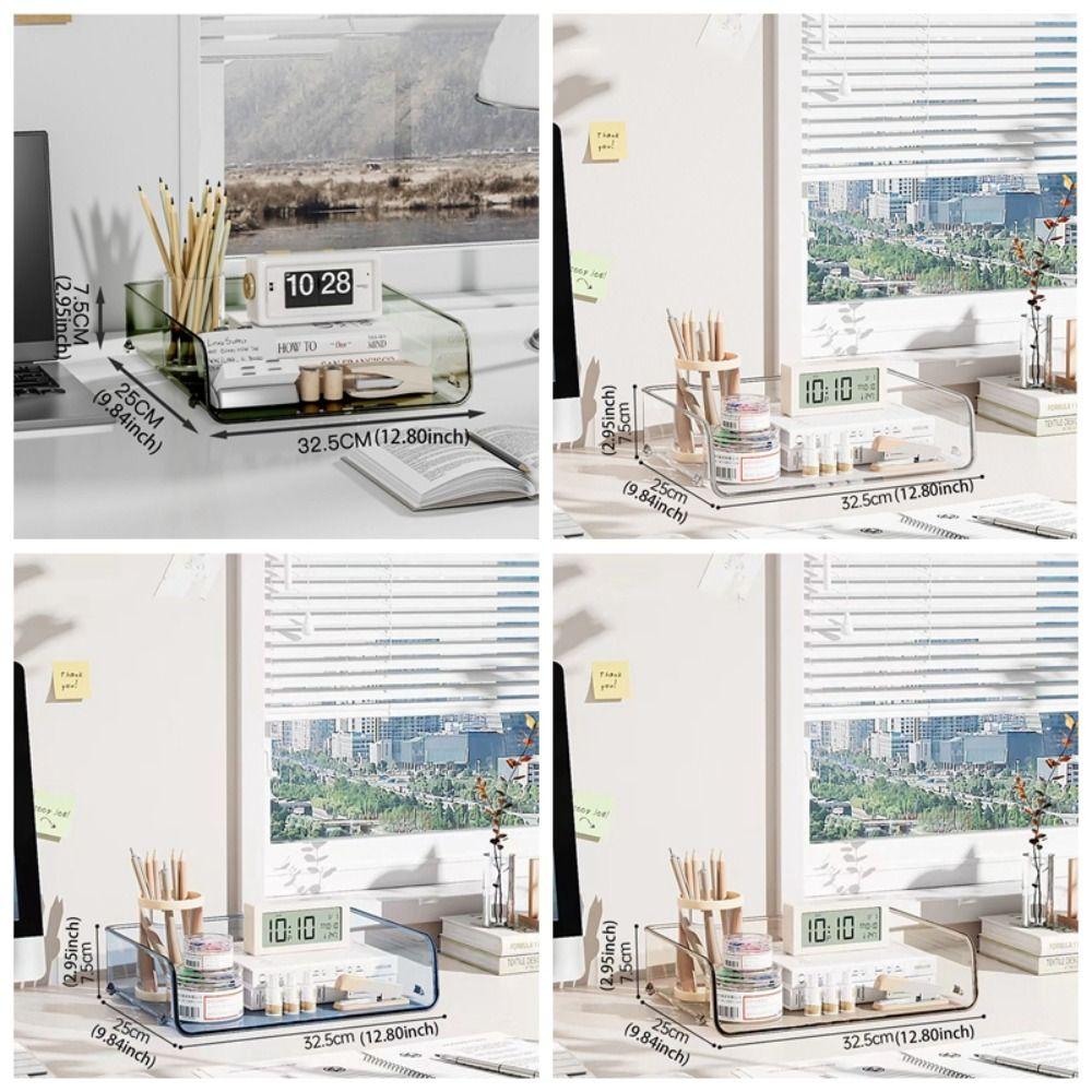 Штабелируемый органайзер для документов формата А4, большая емкость, акриловые органайзеры для журналов, настольные