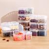 Food Storage Box Kitchen Organizer Container Set Vacuumed Lid Airtight Transparent Square For Dry Legume Spice