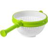 Ladfrol Salad Spinner, Dishwasher-Safe Colander, Kitchen Tool, Gift, Manual Drainer, Vegetable Spinner Bowl with Handle, Stylish Kitchen Utensil, Cook