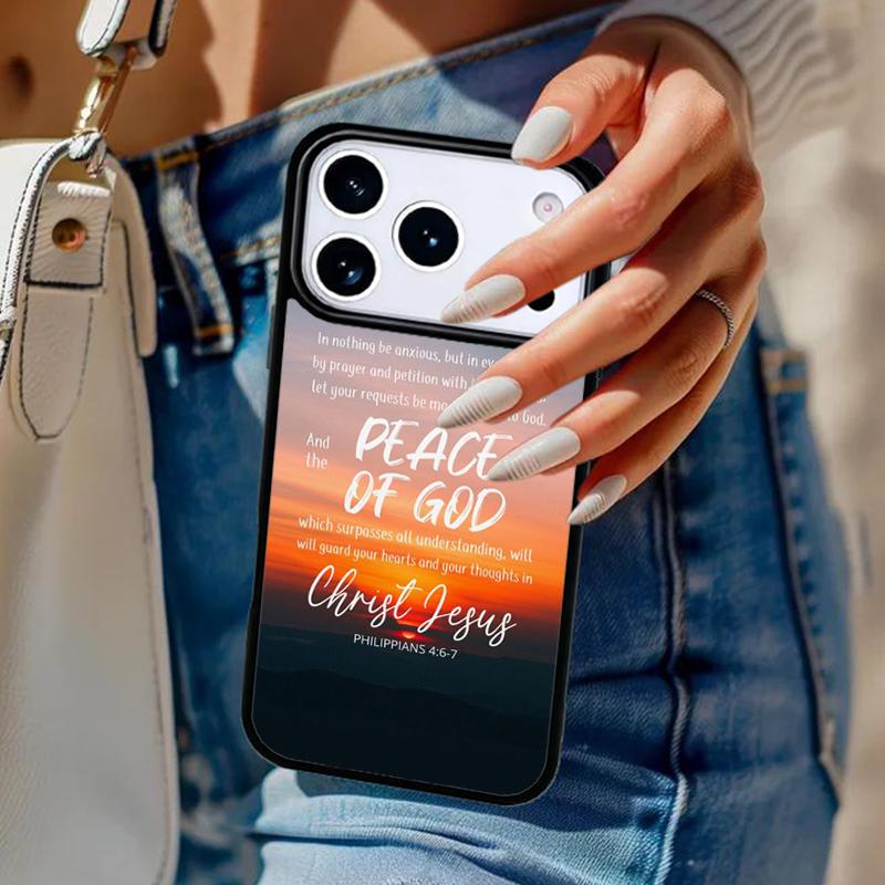 Библия Филиппийцам Иисус Христос Чехол для телефона Для iPhone 17 Air 14 15 13 12 Max Чехол Для Apple 14 15 16 16e 11 Pro Max Plus Coque