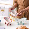 Creative Bathtub Mug Cocktail Glass Ceramic Bathtub Dessert Bowl Pink Tub Wine Cup Mug Cold Drink Smoothies Dessert Cake Bowl