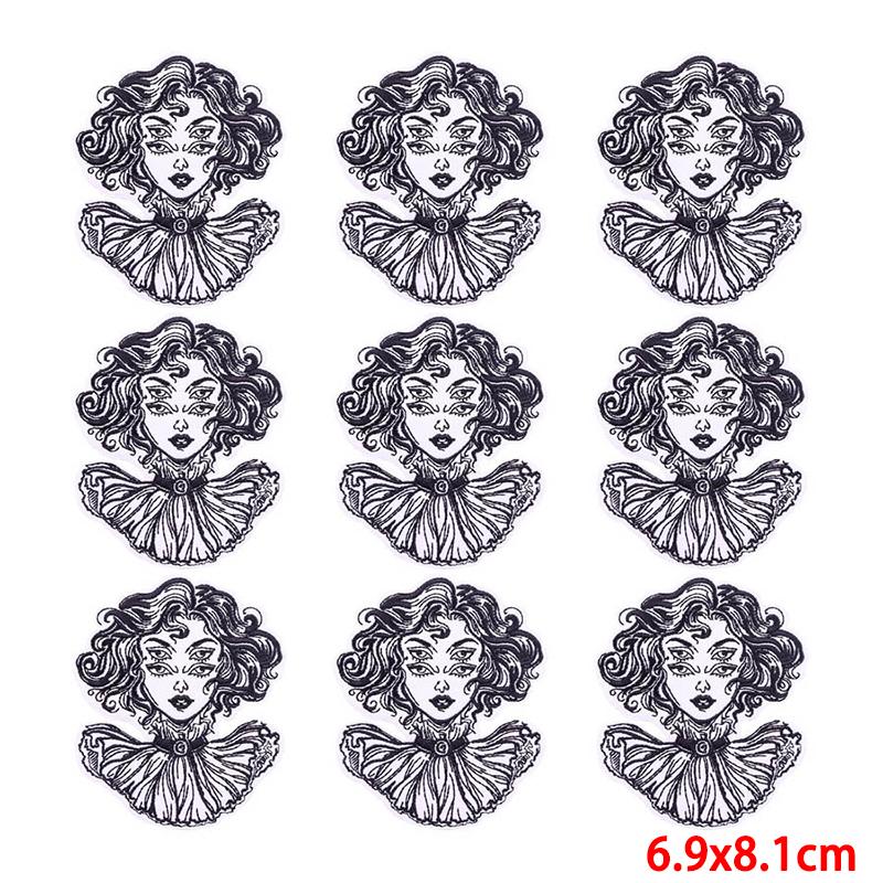 10 шт./лот, оптовая продажа, вышивка, железные нашивки для одежды, нашивки для одежды, куртки, декор, аппликация, принадлежности для шитья