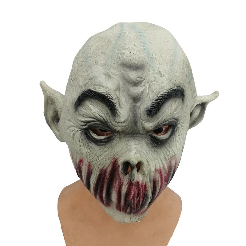 Halloween Slit-Mouth Alien Horror Mask Resident Evil Demon Zombie Scary Mask Party latex props