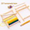 Child's Educational DIY Wooden Weaving & Knitting Toy