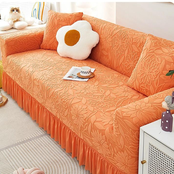 New Cream Style Elastic Sofa Cover All Inclusive Universal Cover All Season Lazy All in One Anti Cat Scratch Cover