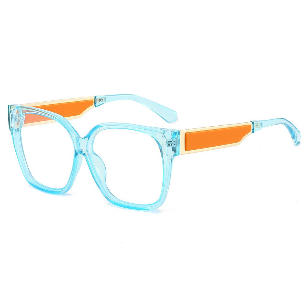 New Fashion Square Women Glasses Frame Clear Anti-Blu-Ray Eyewear Retro Men Optical Frame Computer Goggles