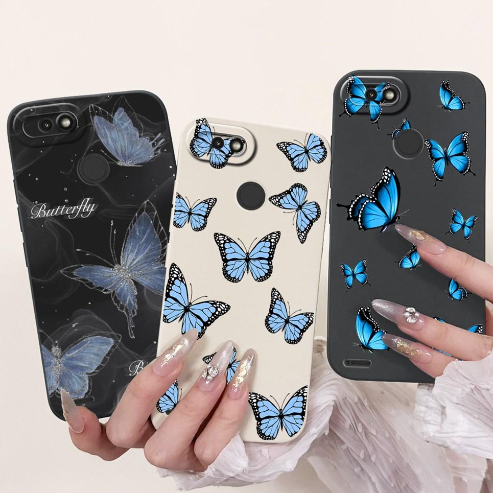 For Tecno Pop 2F Case Daisy Flower Butterfly Soft Silicone Cover For Tecno Pop 2 Plus Pop 2 Pro Power POP2F Phone Case Fundas