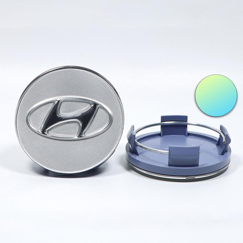 4 шт. Наклейки-эмблемы на центральные колпачки ступиц колес автомобиля Для Hyundai HB20 KONA i20 i10 IONIQ Elantra Palisade Sonata Grandeur Аксессуары