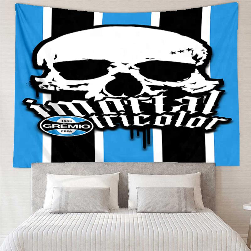 Grêmio logo Tapestry for Bedroom Aesthetic Classroom Tapestries Wall Hanging for Living Room Dorm Office,Ideal Creative Gift