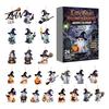 Christmas Countdown For Children Halloween Advent Calendar 2026, 24-Day Box with 2D Kids Flat Hanging Pendant, Spooky Collectible Decor for