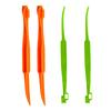 4Pcs Handheld Orange Peeler Tools Hassle-free Citrus Peel Cutter Easy Fruit Slicer Lemon Peel Remover Kitchen Gadgets