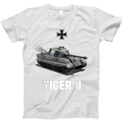 Тигр II Панцер VI Немецкий Тяжелый Танк Вторая Мировая Королевский Тигр Военная Футболка Футболка, Майка, С Длинным Рукавом, Толстовка, Худи для Мужчин, Женщин, Детей