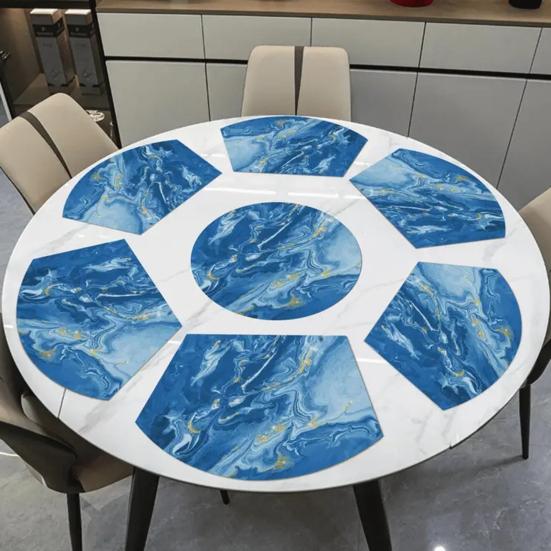 Впитывающие подставки под тарелки Диатомовые подставки под тарелки Маслостойкие Термостойкие Современные коврики для стола для обеденного стола, пикника, вечеринки