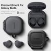 Spigen Чехол для Galaxy Buds2 Pro, совместимый с Galaxy Buds 2, функция блокировки, беспроводная зарядка, защита от потери, встроенный карабин, противоударный чехол