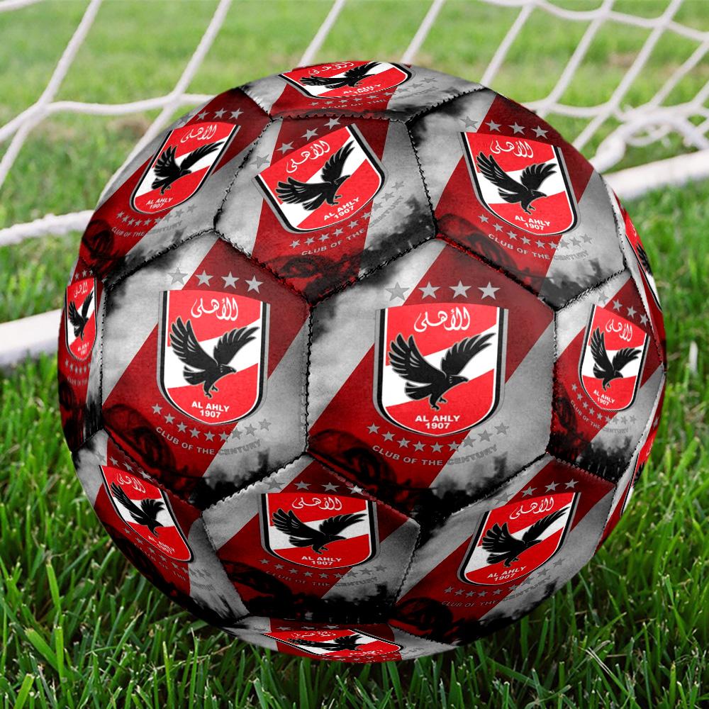 Футбольные мячи Ahly, размер 5, с принтом, высокое качество, противоскользящие, защитные, уникальный подарок, на дни рождения, Рождество