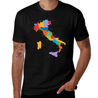 Regions Of Italy Tshirt Man T Shirt Luxury Tshirt