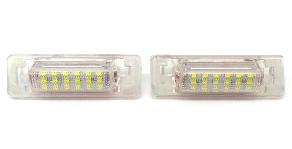 Светодиодные фонари подсветки номерного знака 2 шт., совместимые с Mercedes, 12 В, для бездорожья