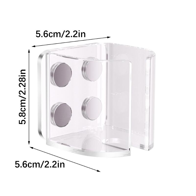 Hamster Small Pet Animal Water Bottle Holder Acrylic Bracket With Magnets Water Dispenser Stand For Various Cage Types