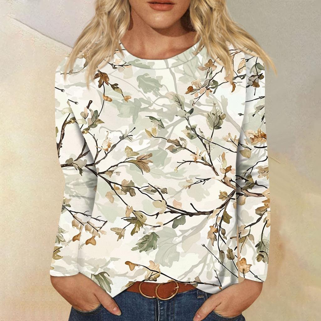 Женские рубашки с длинным рукавом и круглым вырезом, базовая футболка, повседневный топ, осенняя модная туника, облегающие футболки