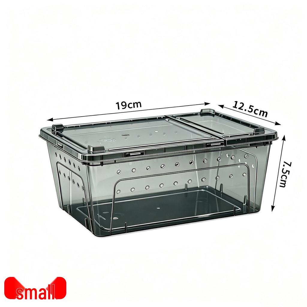Reptile Breeding & Pet Tank for Turtles, Silkworms, Spiders, Horned Frogs, Geckos, Lizards & Snails