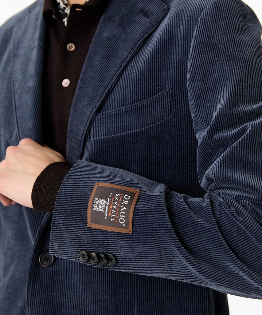 Man On The Boon [Drago] Notched Lapel Corduroy Single Jacket_Blue 4714351013