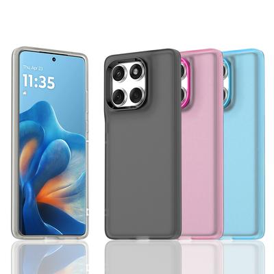 Матовый чехол для Motorola Edge 60 Fusion Обложка Moto Edge 60 Fusion Funda Матовый Полупрозрачный ПК Чехол для телефона Moto Edge 60 Fusion