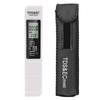 TDS EC Meter Portable Compact LCD Display 3 In 1 TDS EC Temperature Water Quality Test Pen for Aquarium Swimming Pool