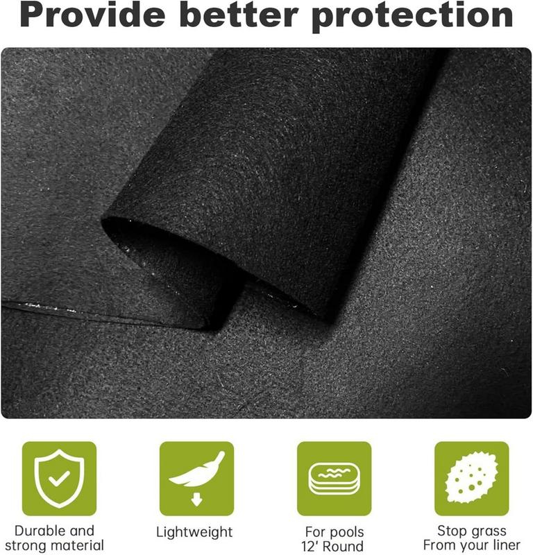 Коврик для гидромассажной ванны для надувной ванны 145 дюймов очень большой коврик для пола спа-бассейна водонепроницаемая нескользящая основа напольный коврик для защиты