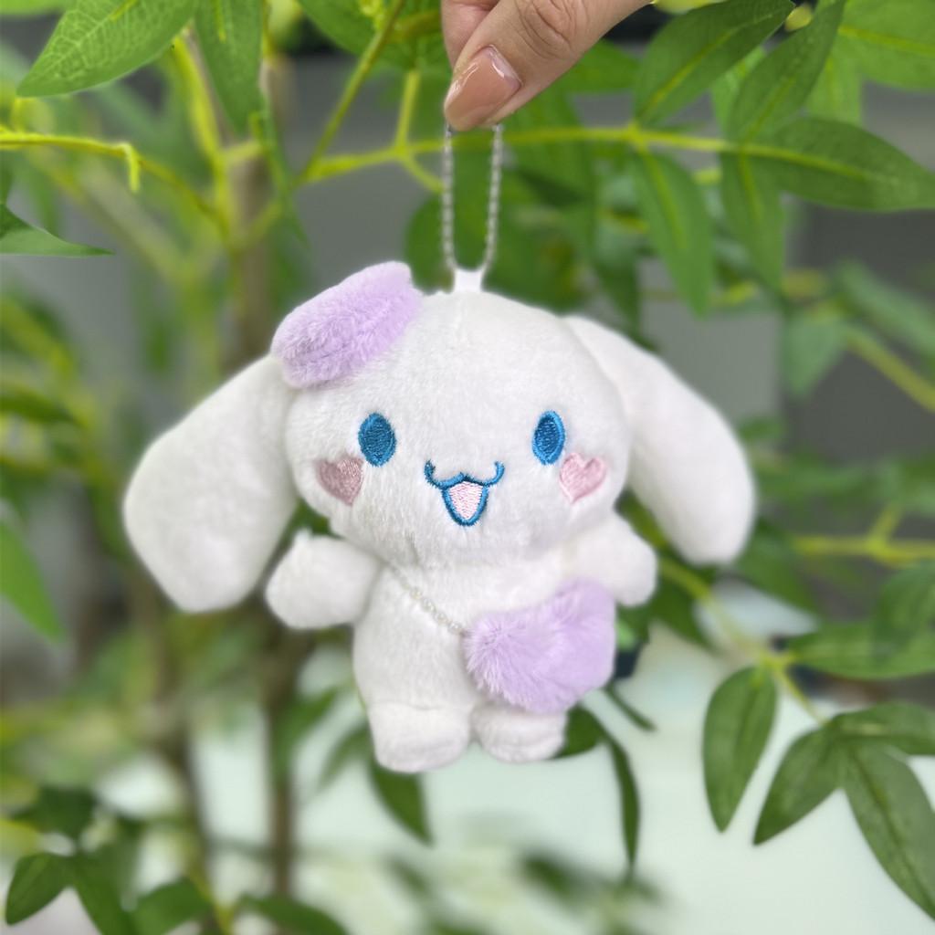 Pink Plush Adorable Bunny Keychain 10cm Soft Cute Stuffed Animal Gift With Chains Colorful