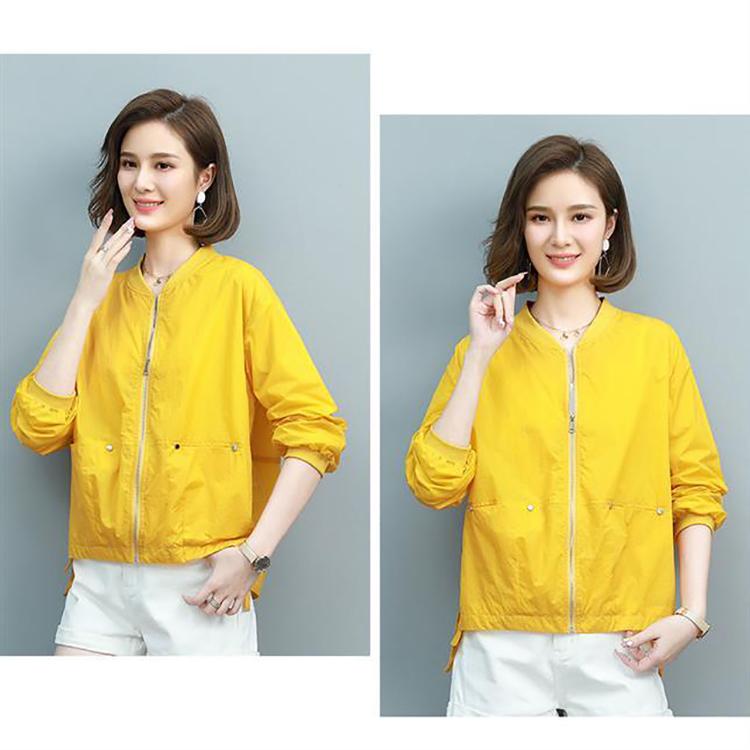 Лето-осенние женские куртки с длинными рукавами, легкие женские короткие куртки, повседневные универсальные рубашки с защитой от солнца