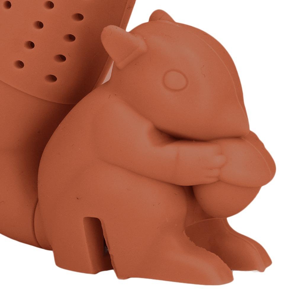Food Grade Squirrel Tea Strainer Silicone Silicone Tea Strainer Squirrel Tea Infuser Tea Brewing