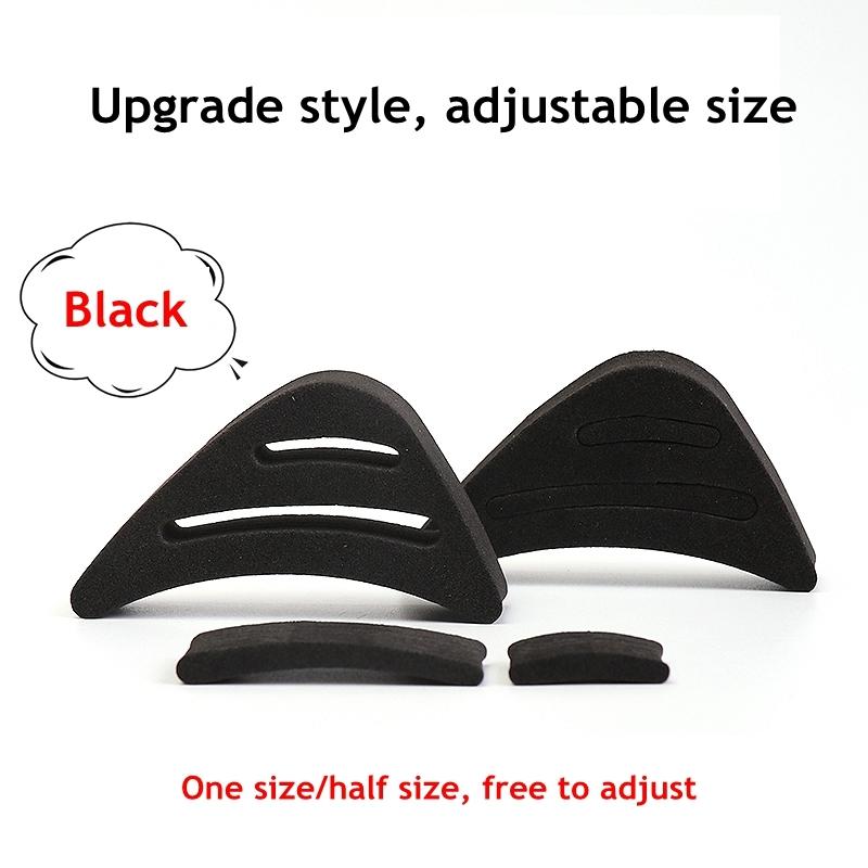 Toe Plug Soft Sponge Half Insoles Reusable Toe Filler Inserts for Shoes Adjustable Too Big Foot Brace Pads Unisex Shoe Inserts