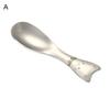 Прочная практичная ложка для салата Хорошая мини 304 нержавеющая сталь Форма мультяшного кота Мороженое Кофе