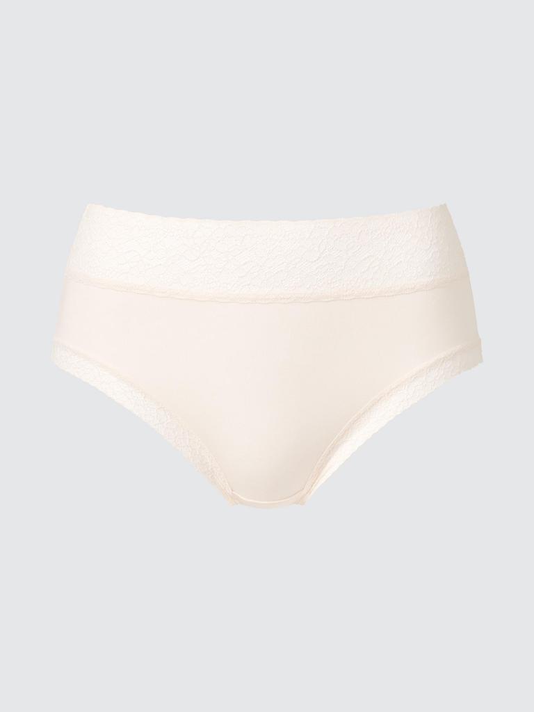Uniqlo Япония Мягкие Модальные Шорты Просто Талия Широкое Кружево