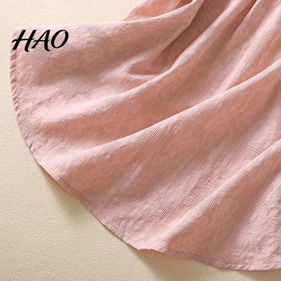 Women T-shirt Solid Color Hooded Buttons Half Placket Short Sleeve Short-sleeve Blouse Pullover Tops Drawstring Thin Loose Fit Regular