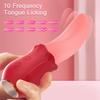 Rose Tongue Licking Vibrator for Women Nipples Clitoral Stimulator Vagina Massager Female Masturbator Vibrating Adult Sex Toys