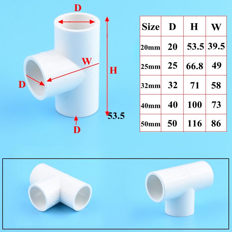 2 шт. 20~50 мм ПВХ труба прямой тройник колено соединение крестообразный соединитель садовый ирригационный водопроводный кран шаровой клапан для контроля воды в аквариуме