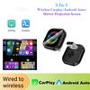 3 In 1 Wired To Wireless Carplay Adapter for Airplay Android Auto MirrorLink Bluetooth+ Wifi USB Dongle Car Ai Box