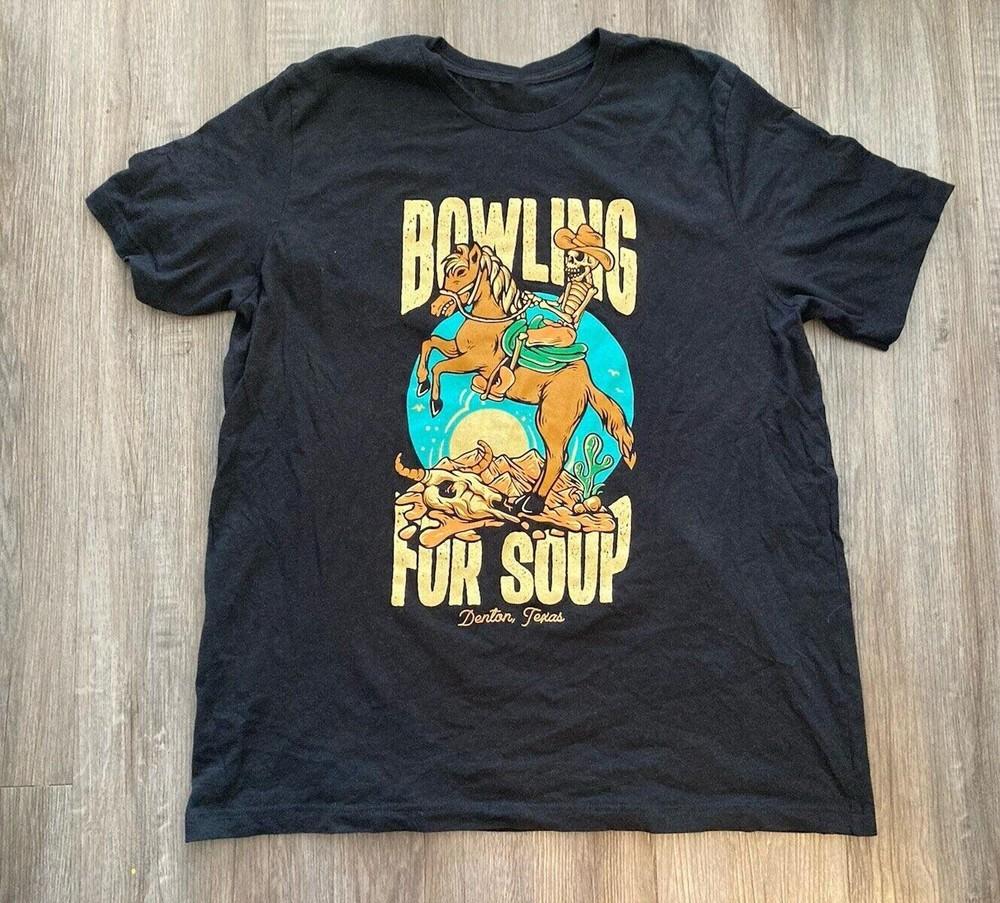 Bowling For Soup Skull Cowboy Horse Texas Band T-shirt For men Women S-4XL BT732 Unisex T-Shirt