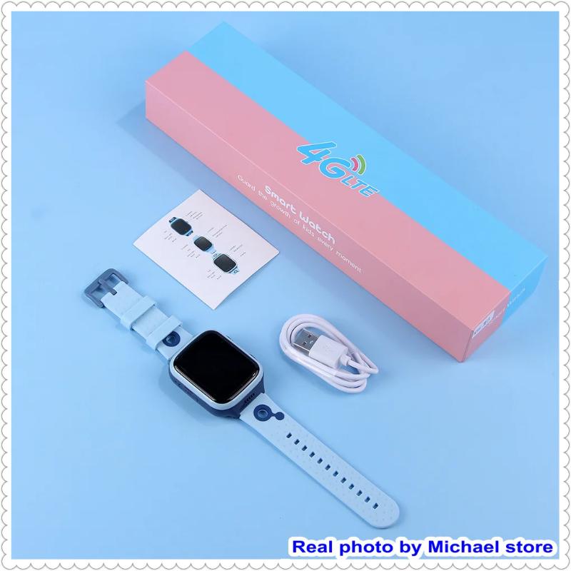 2025 НОВЫЕ 4G Смарт-часы Детские GPS WiFi 1000 мАч Видеозвонок Трекер Местоположения SOS Звонок Обратно Монитор Телефон Часы Смарт-часы Детские Подарки