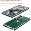 Case and 2 Tempered Glasses - Booling - for Samsung Galaxy S25 Ultra - Shockproof - Night Green - Elegant