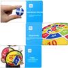 Darts Set 12 Sticky Ball Darts Steel Ring Folding Darts Throwing Sticky Ball Board Parent-child Game Toys