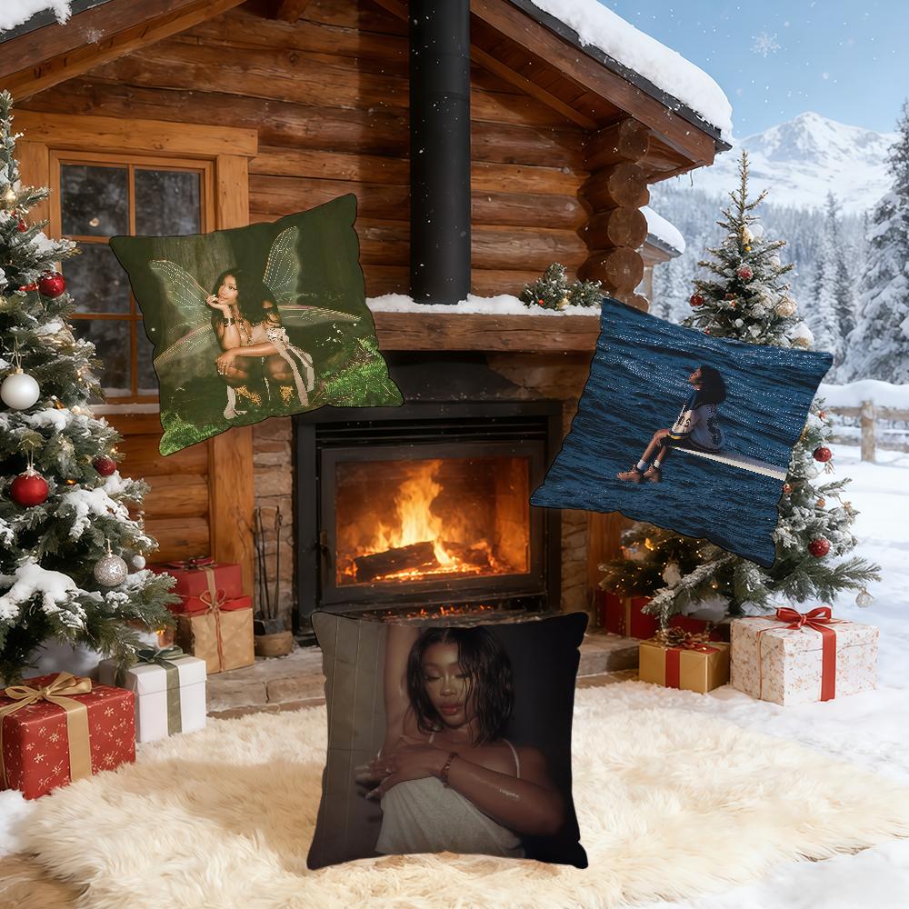 S-Sza Lana SOS Singer cushion cover Home Office Birthday Anniversary Gifts Soft Skin Friendly Cushion Cover