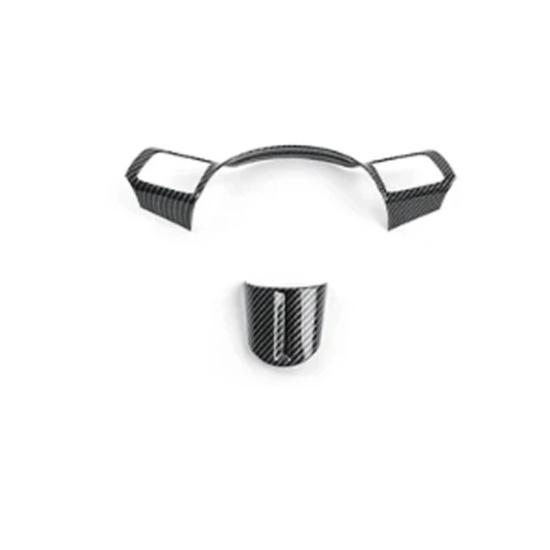 For Hyundai Sonata 2025 2026 Carbon Fiber Steering Handle Frame Cover Trim Accessories Car Tuning Supplies